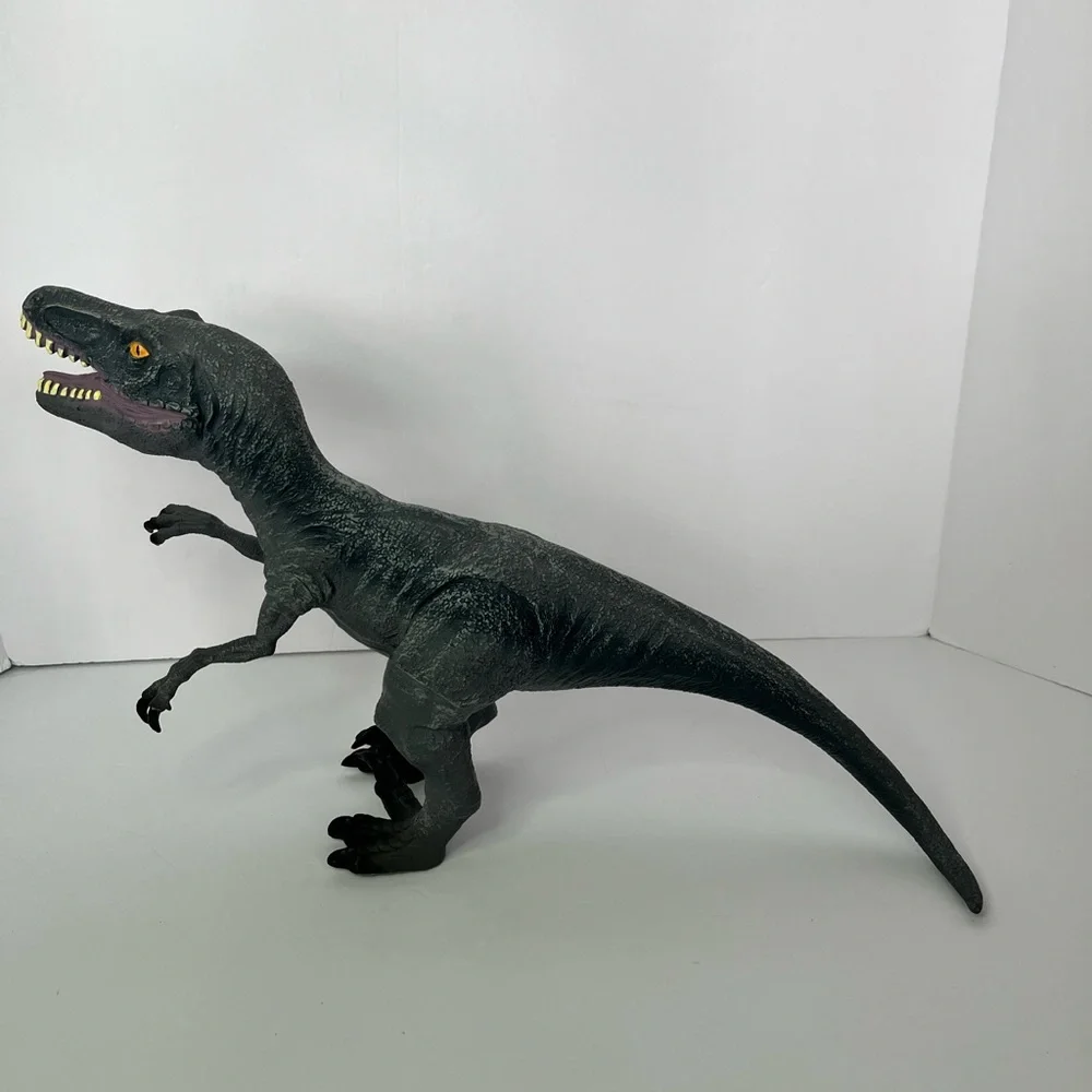 Realistic Dinosaur Adventure Force Velociraptor Raptor Soft Toy Figure 18